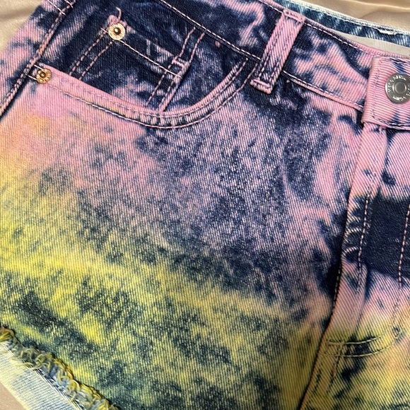 Topshop Multicolor Jean Shorts - Picture 3 of 7